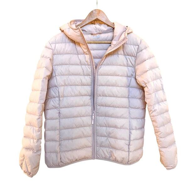Wantdo Womens Hooded Packable Ultra Lightweight Short Down Jacket | L Pink, NWOT - Picture 1 of 9